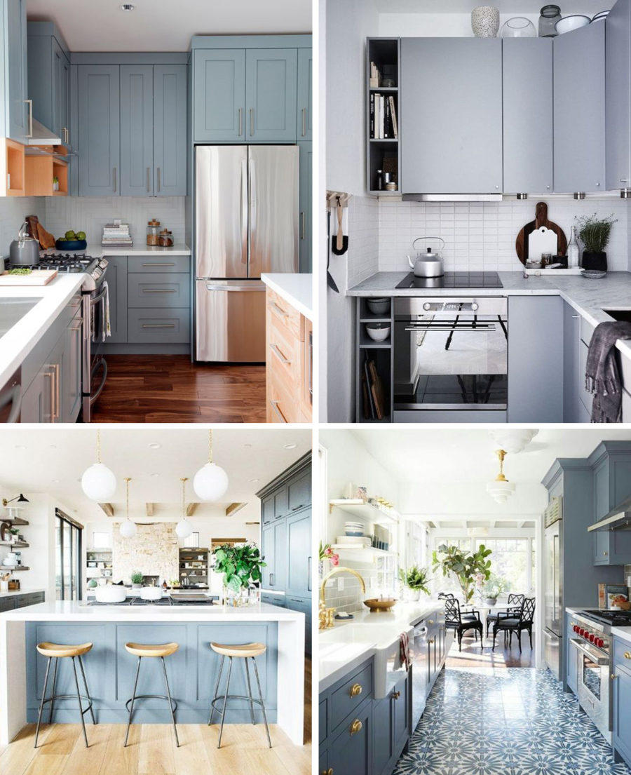 BLUE + GREY KITCHEN DESIGN IDEAS | The Home Studio | Interior Designers