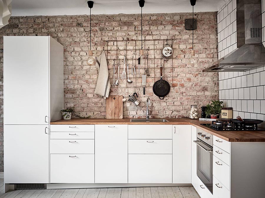 kitchen wall texture idea