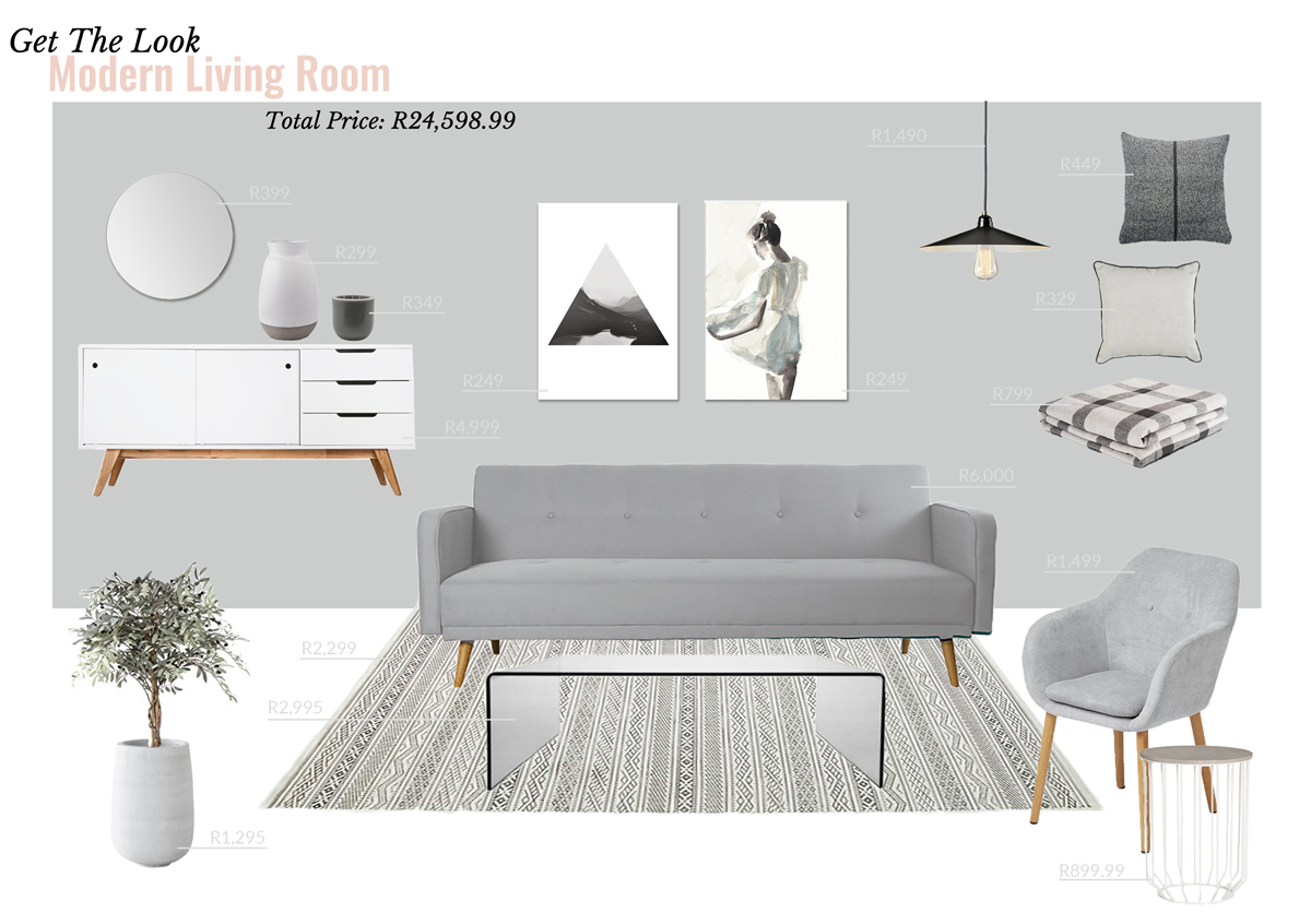 modern living room 3 budgets