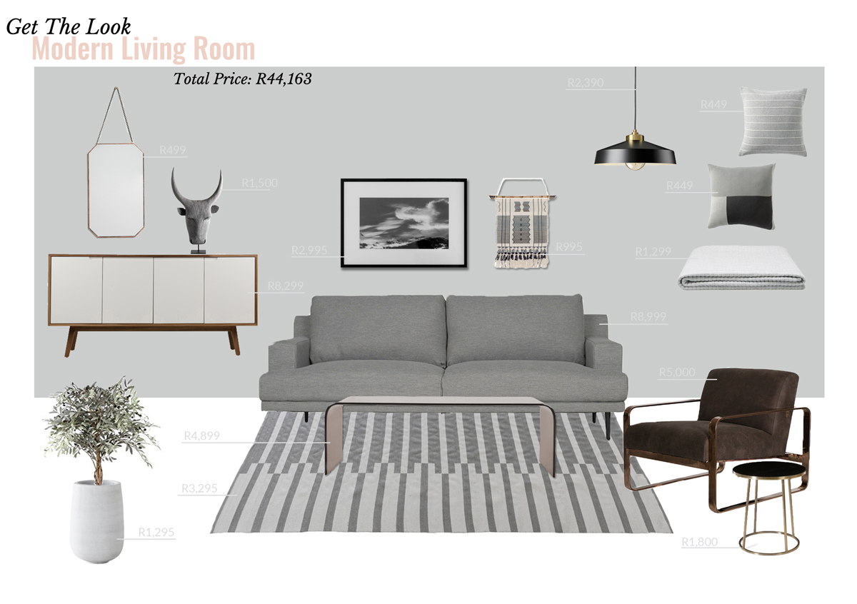 modern living room 3 budgets