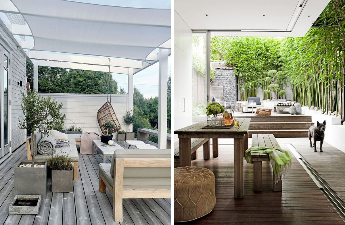 alfresco living in neutrals