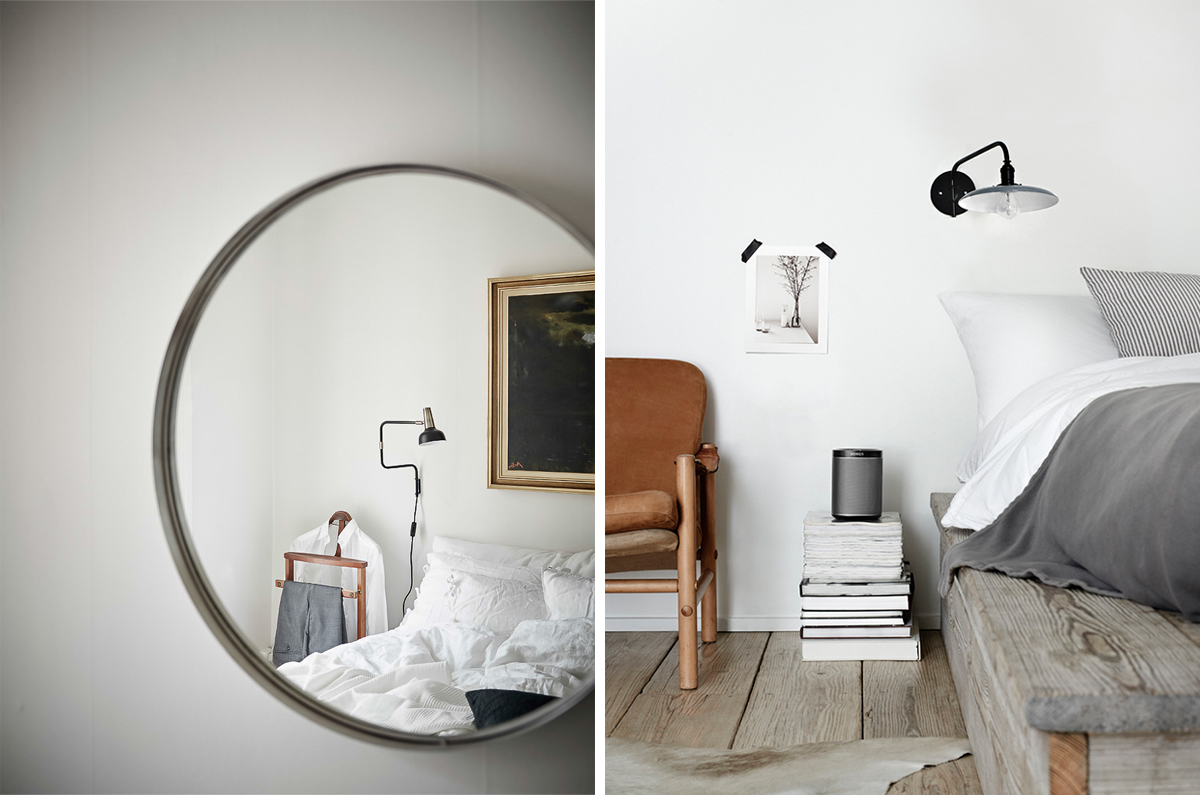 scandinavian interiors with country road