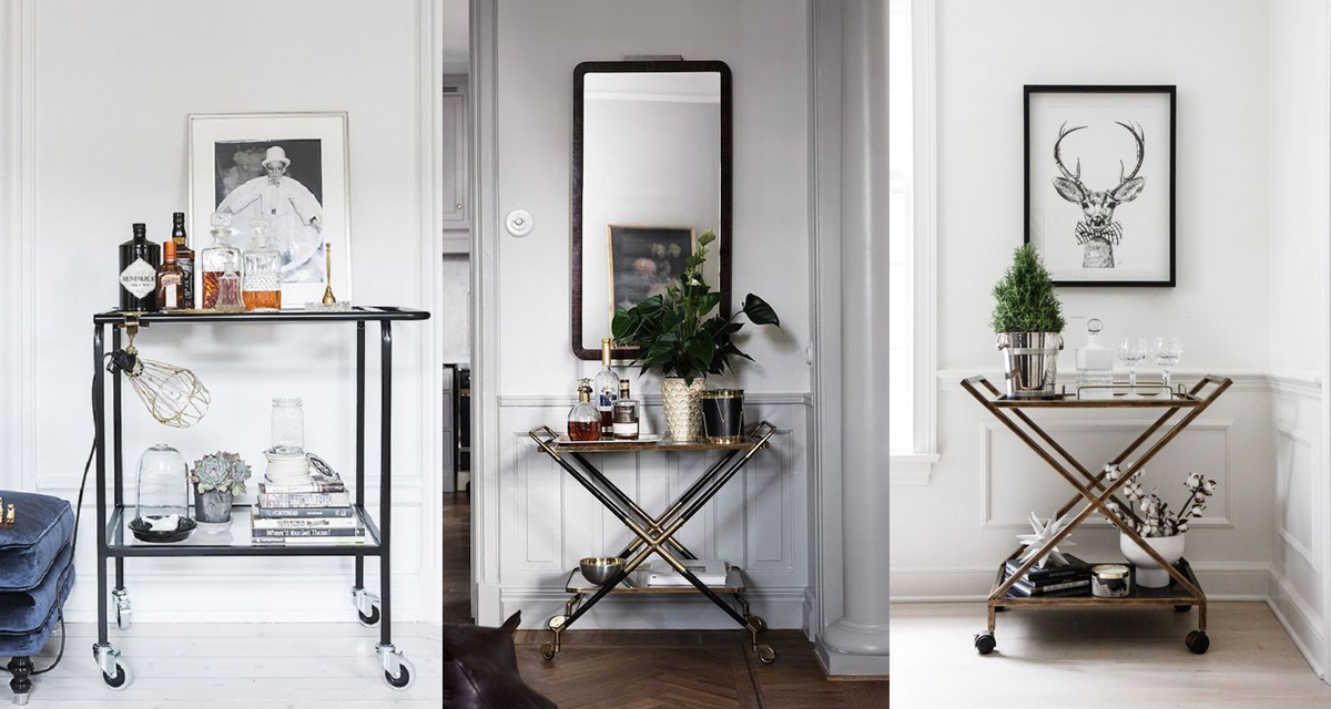 styling a bar cart