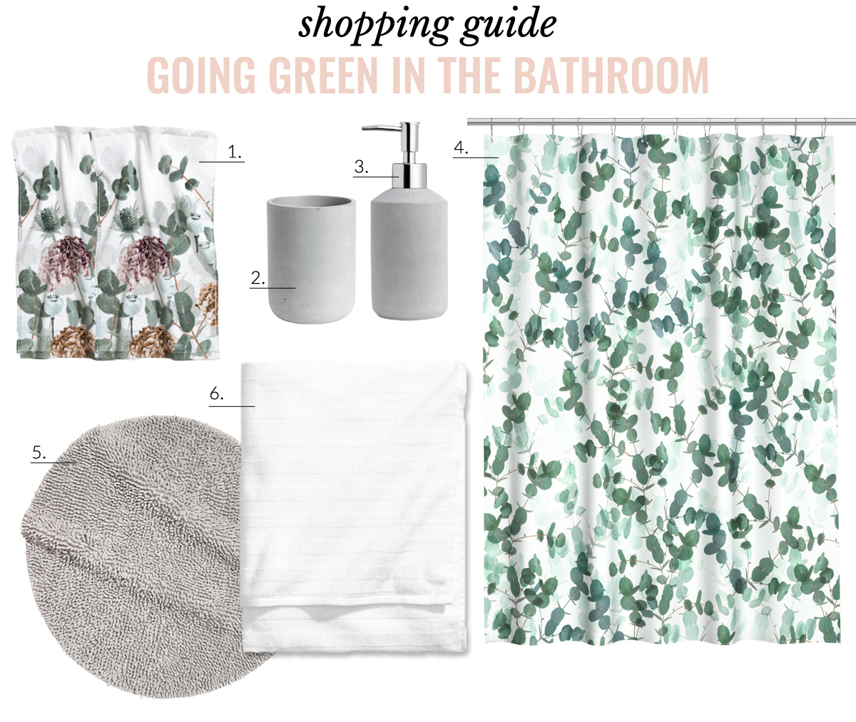 H&M botanical shopping guide