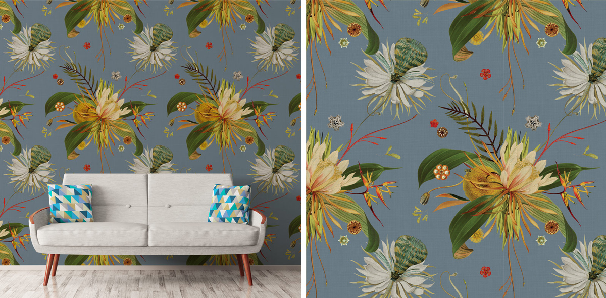 floral botanical wallpaper inspiration