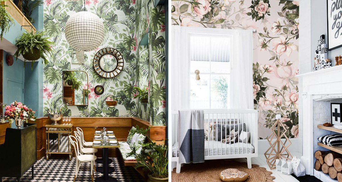 floral botanical wallpaper inspiration