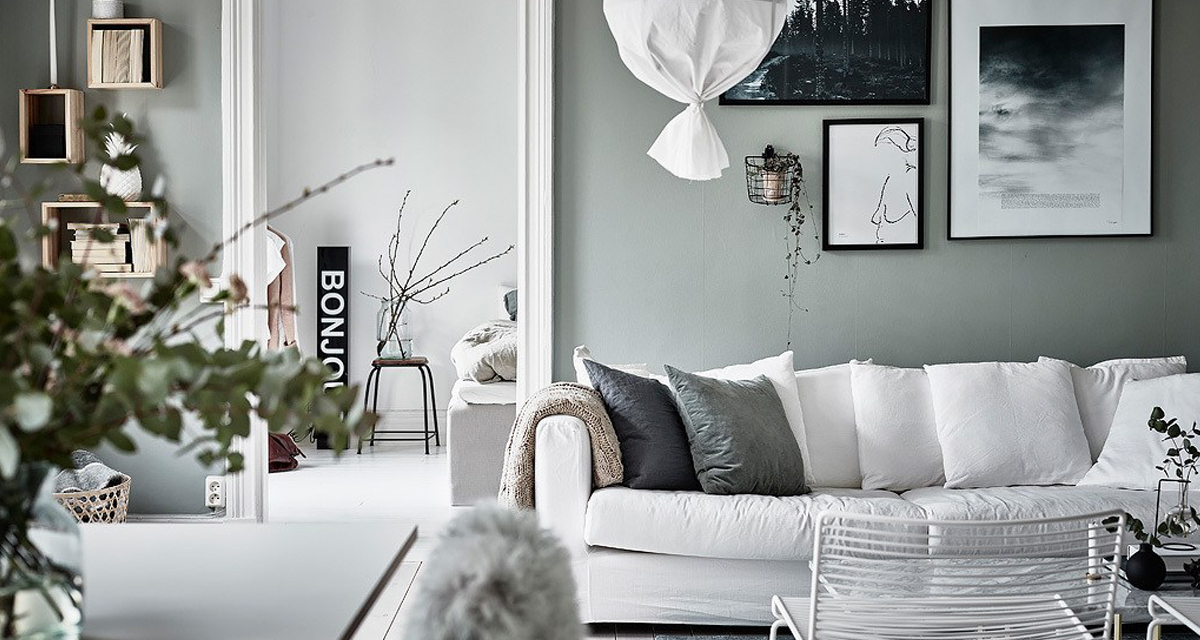 get the look sage living room