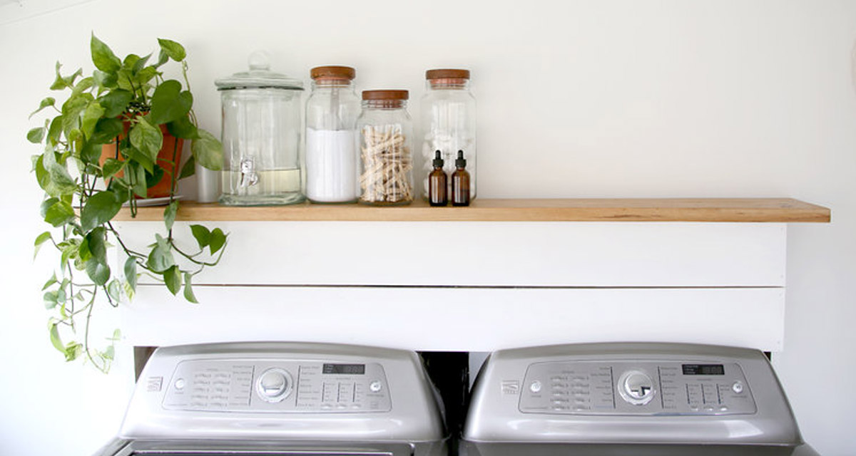 budget laundry room makeoever