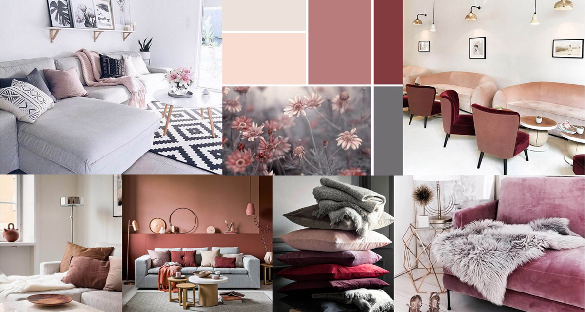 grey blush living room