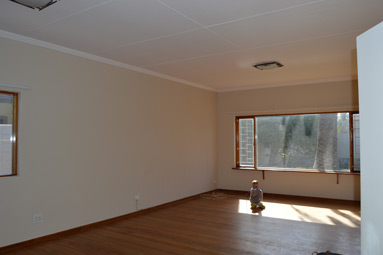 White and Green Bedroom