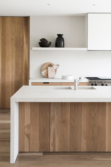 White and Wood Kitchen