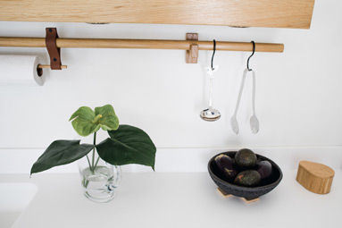 White and Wood Kitchen