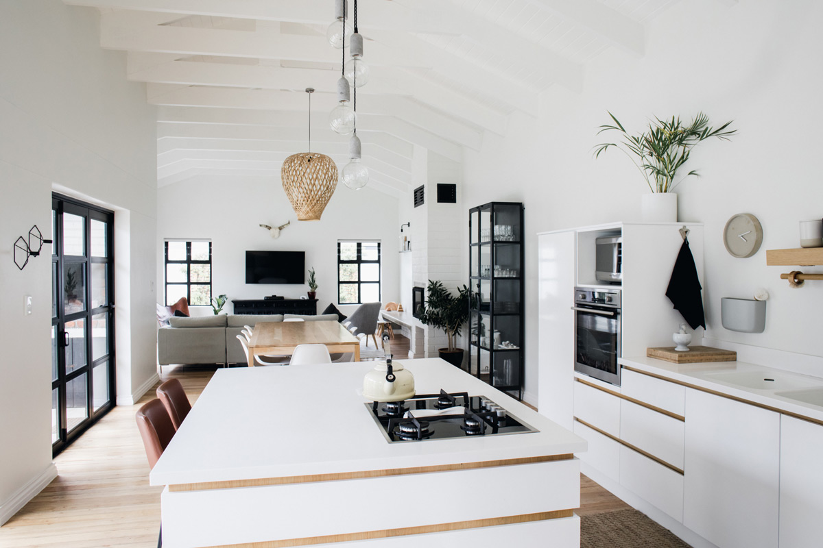 White and Wood Kitchen