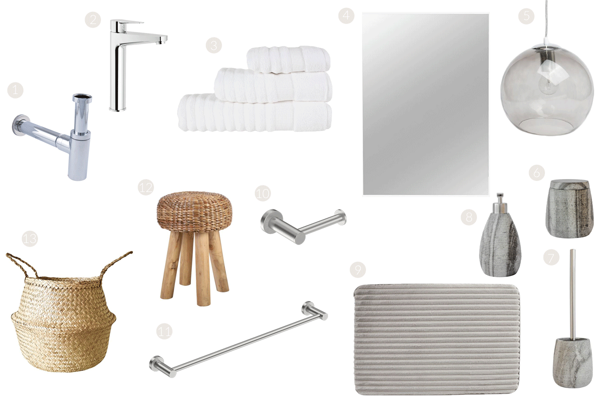 Bathroom Accessory Combinations