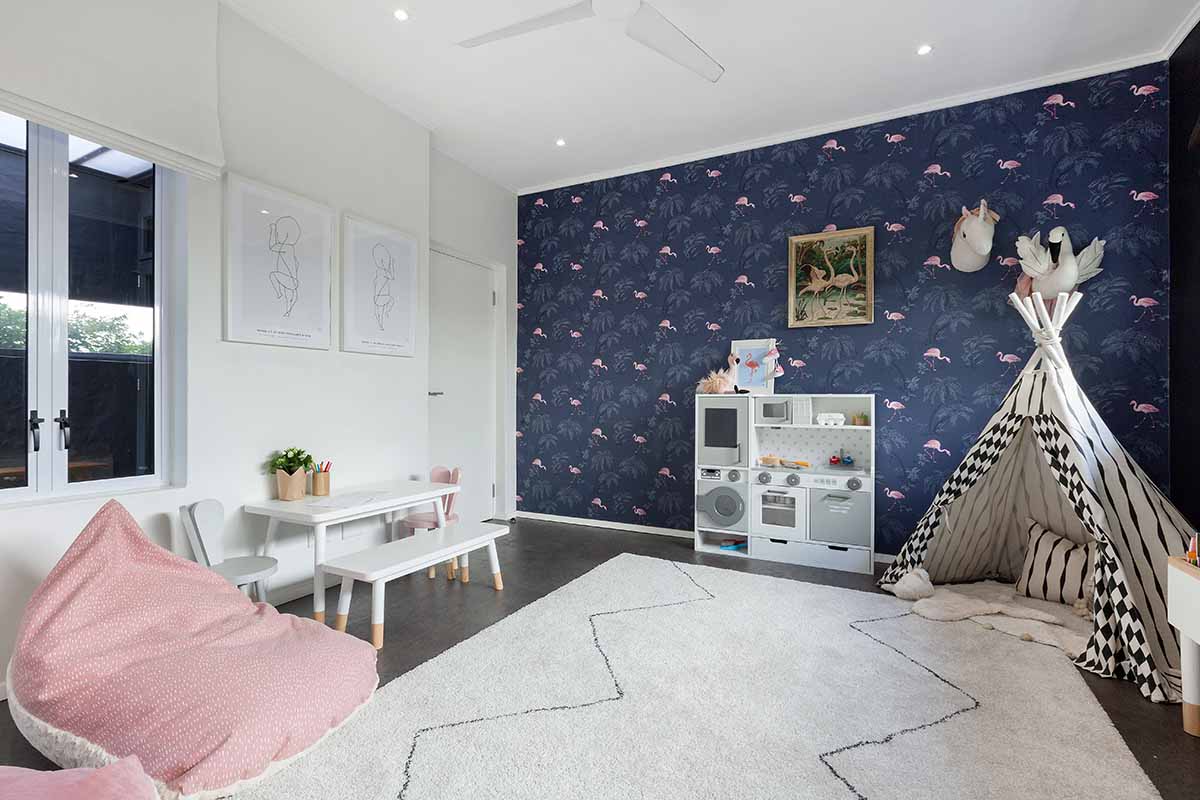 Girls Blue and Pink Bedroom Inspiration