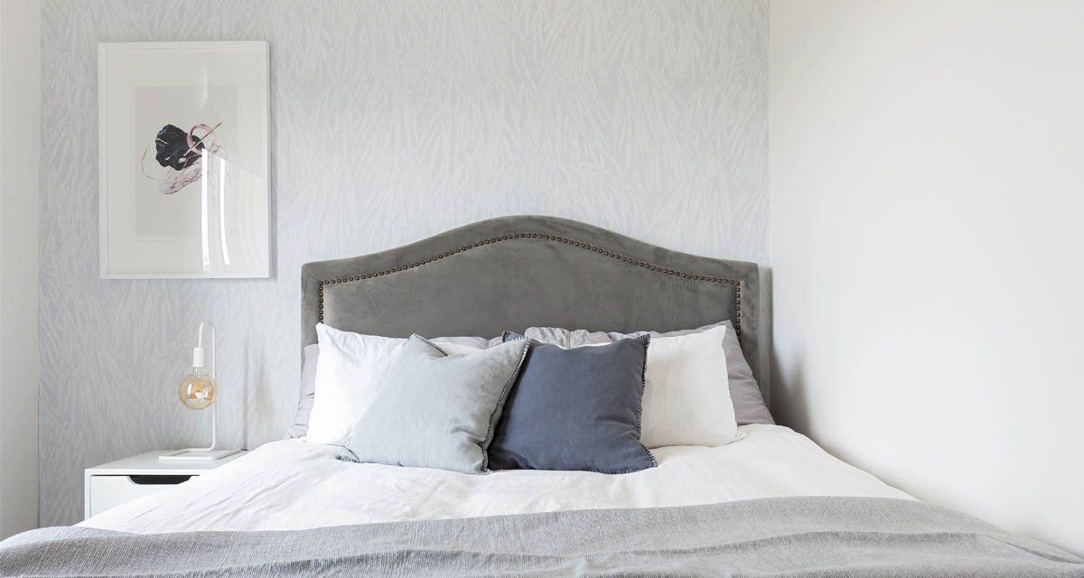 THS Projects Grey White Bedroom Reveal