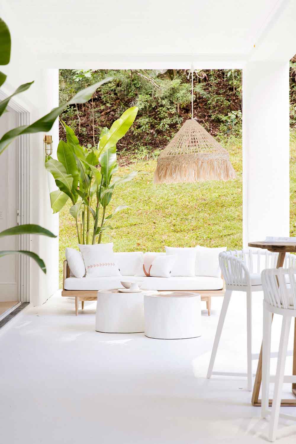 white on white home tour