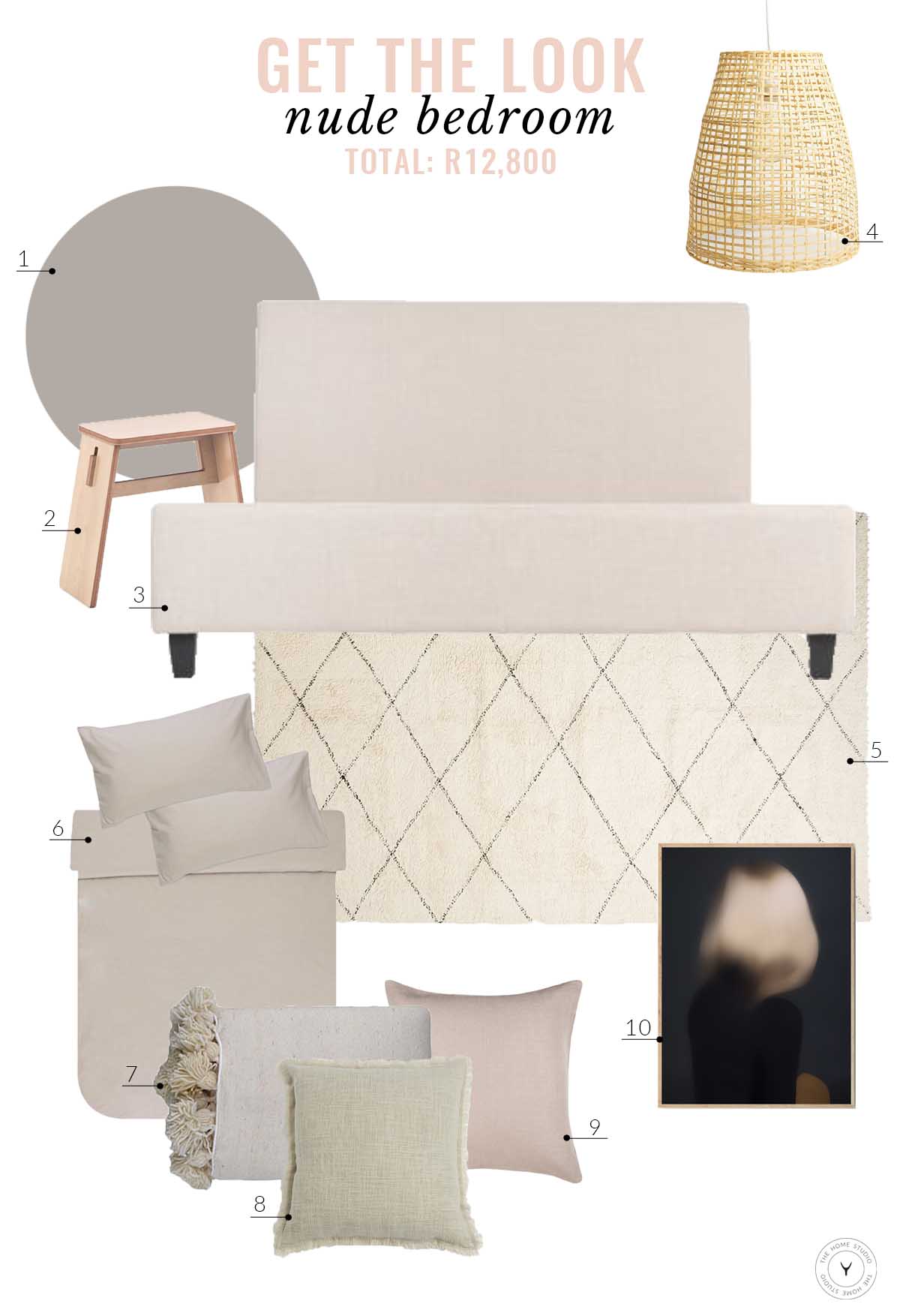 Nude Bedroom Design Get The Look 