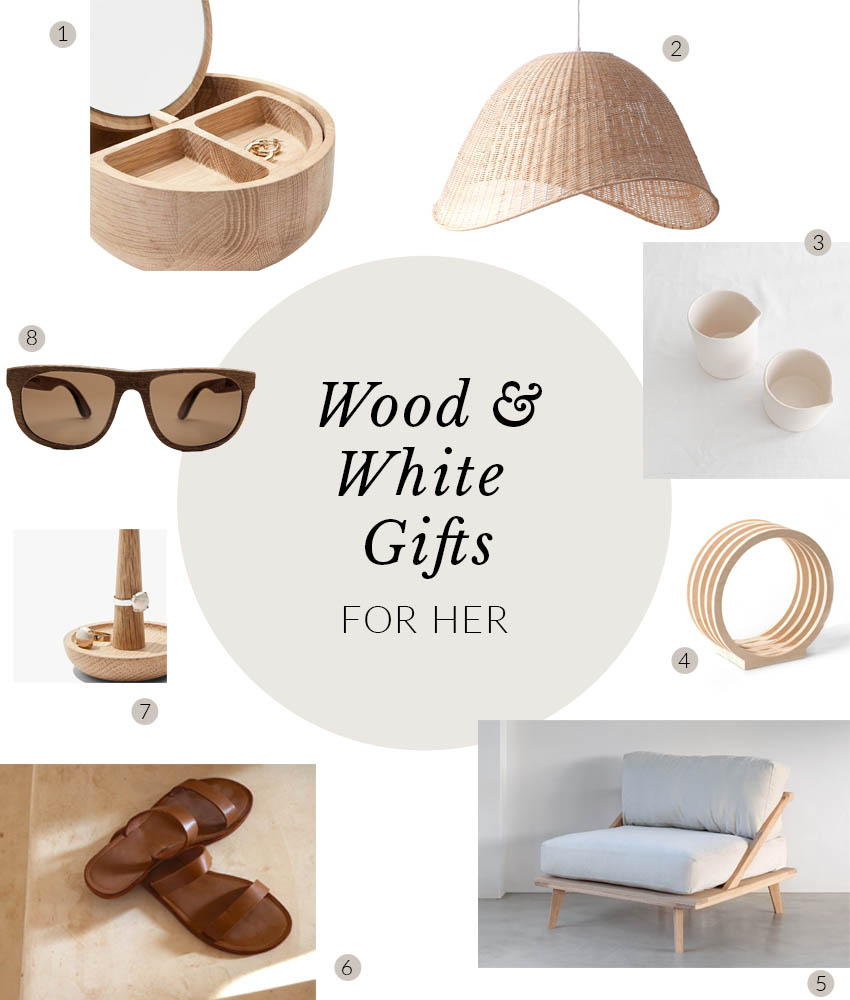 WOOD & WHITE GIFT GUIDE The Home Studio Interior Designers