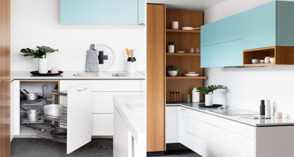 kitchen corner wall cupboard solutions