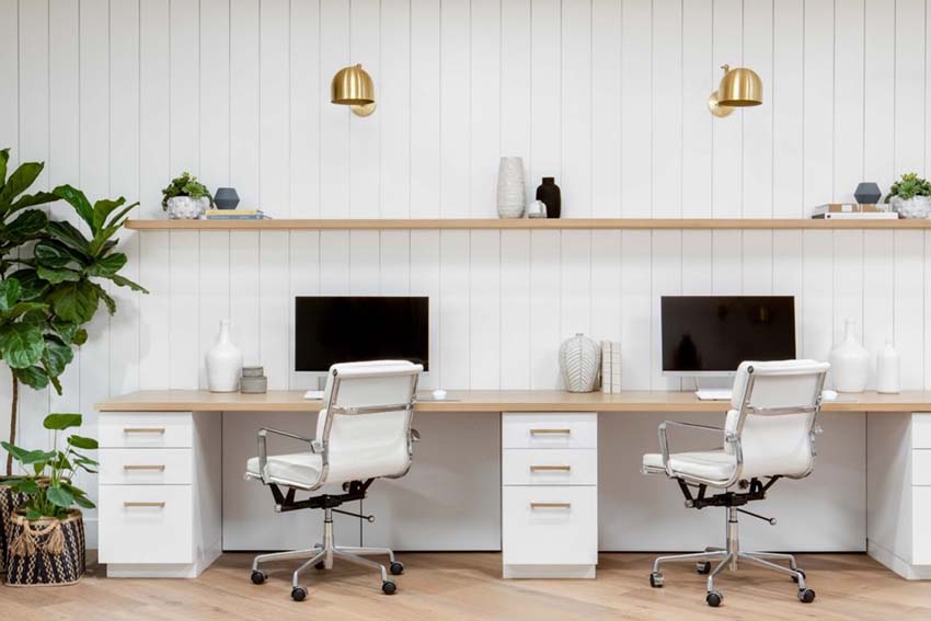 Wooden Panelling Office Inspiration