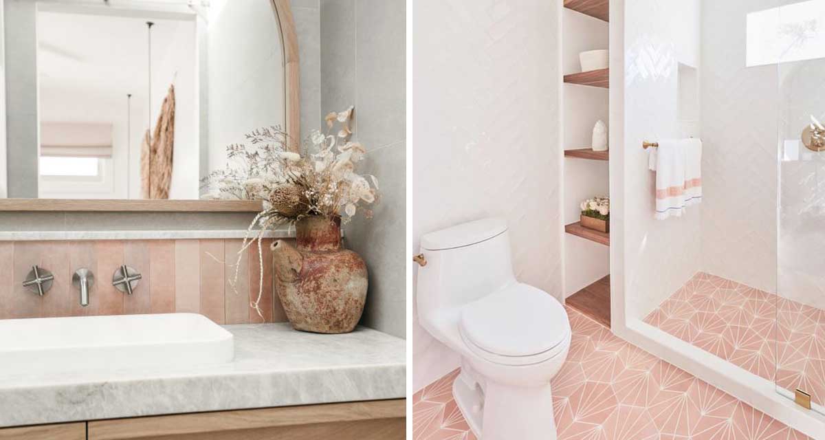 House G Pink Bathroom Concept