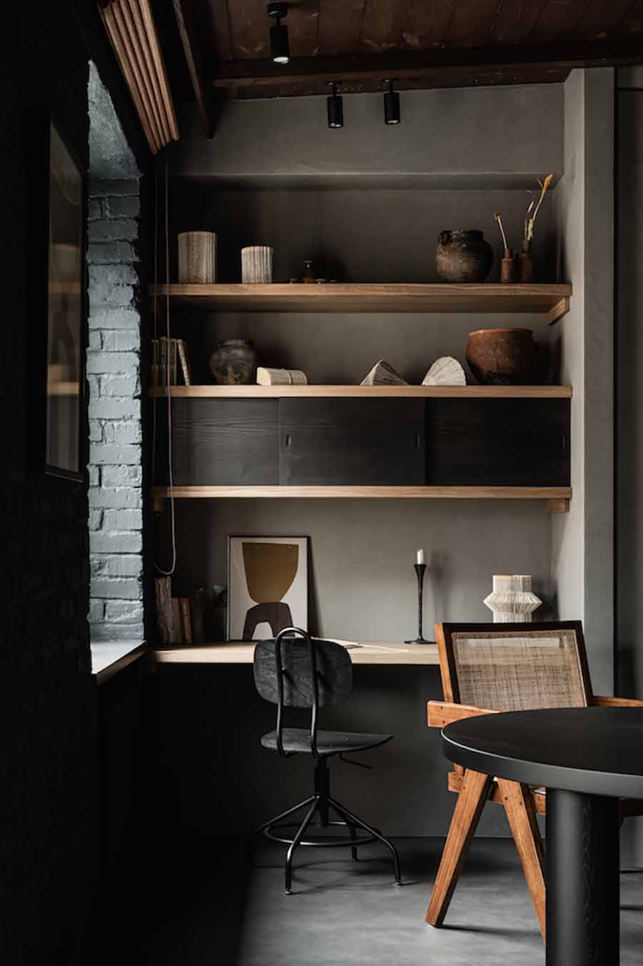 Dark And Moody Apartment Interior