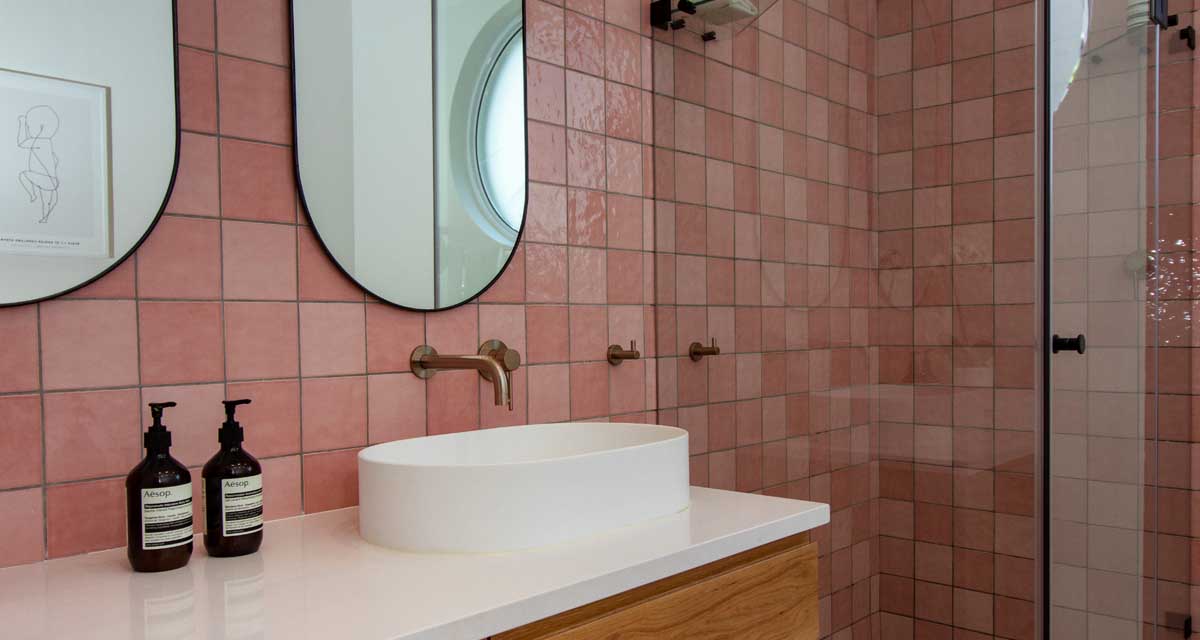 Pink Family Bathroom Makeover