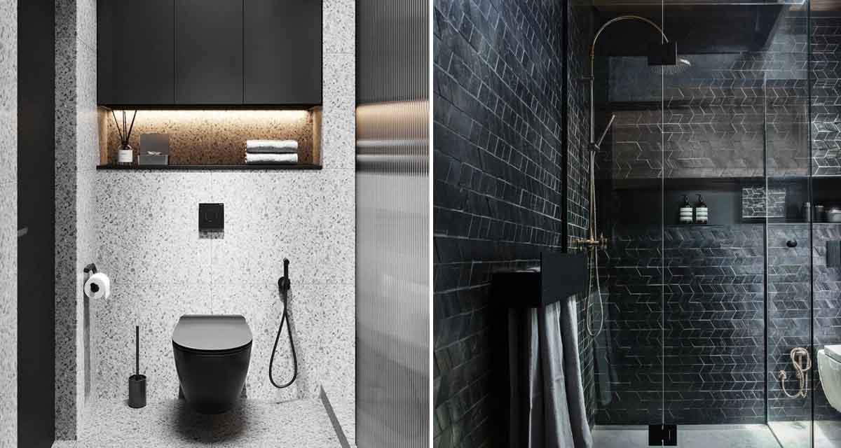 Black Bathroom Ideas and Inspiration