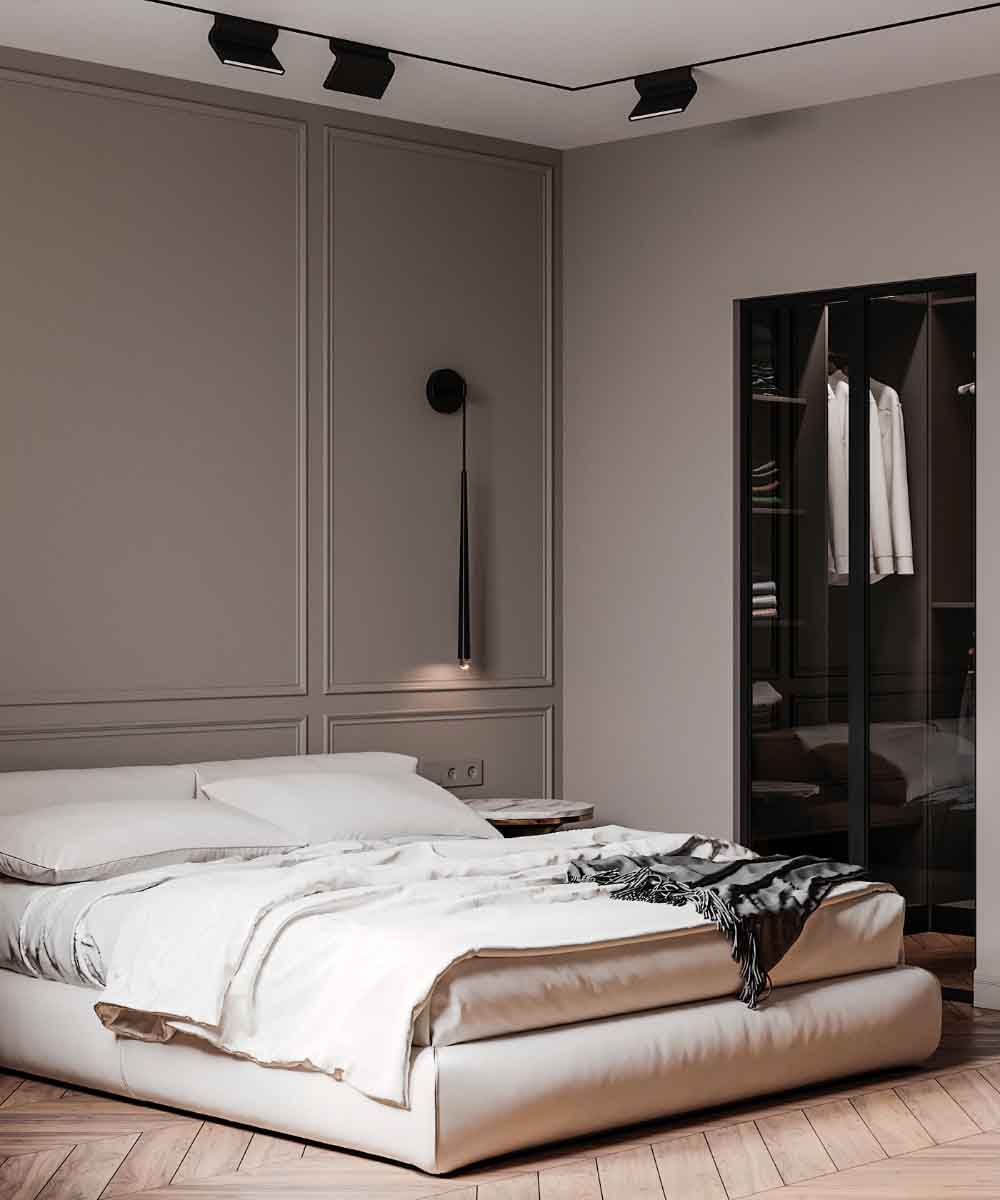 Neutral Bedroom Design Concept