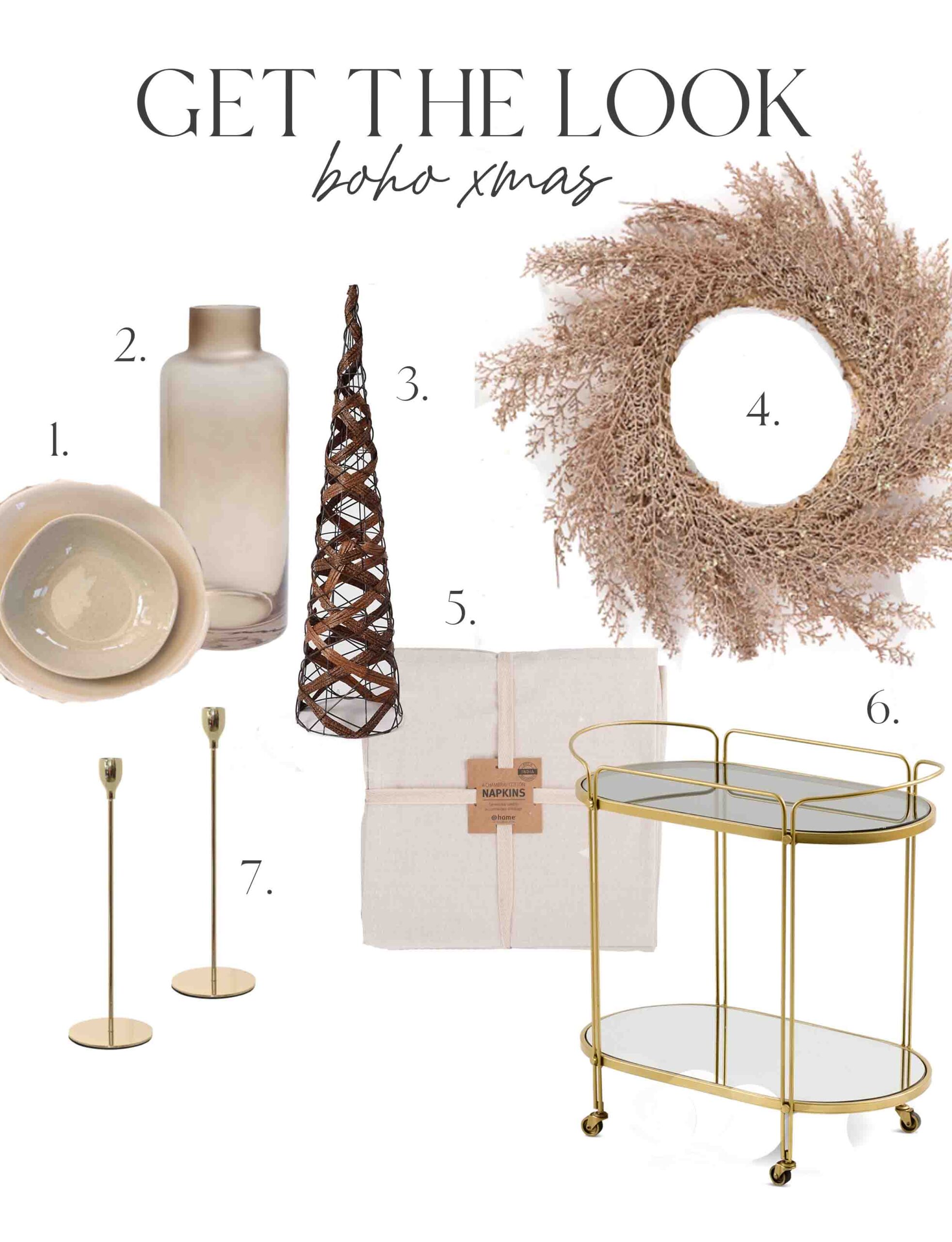 Get The Look Boho Christmas