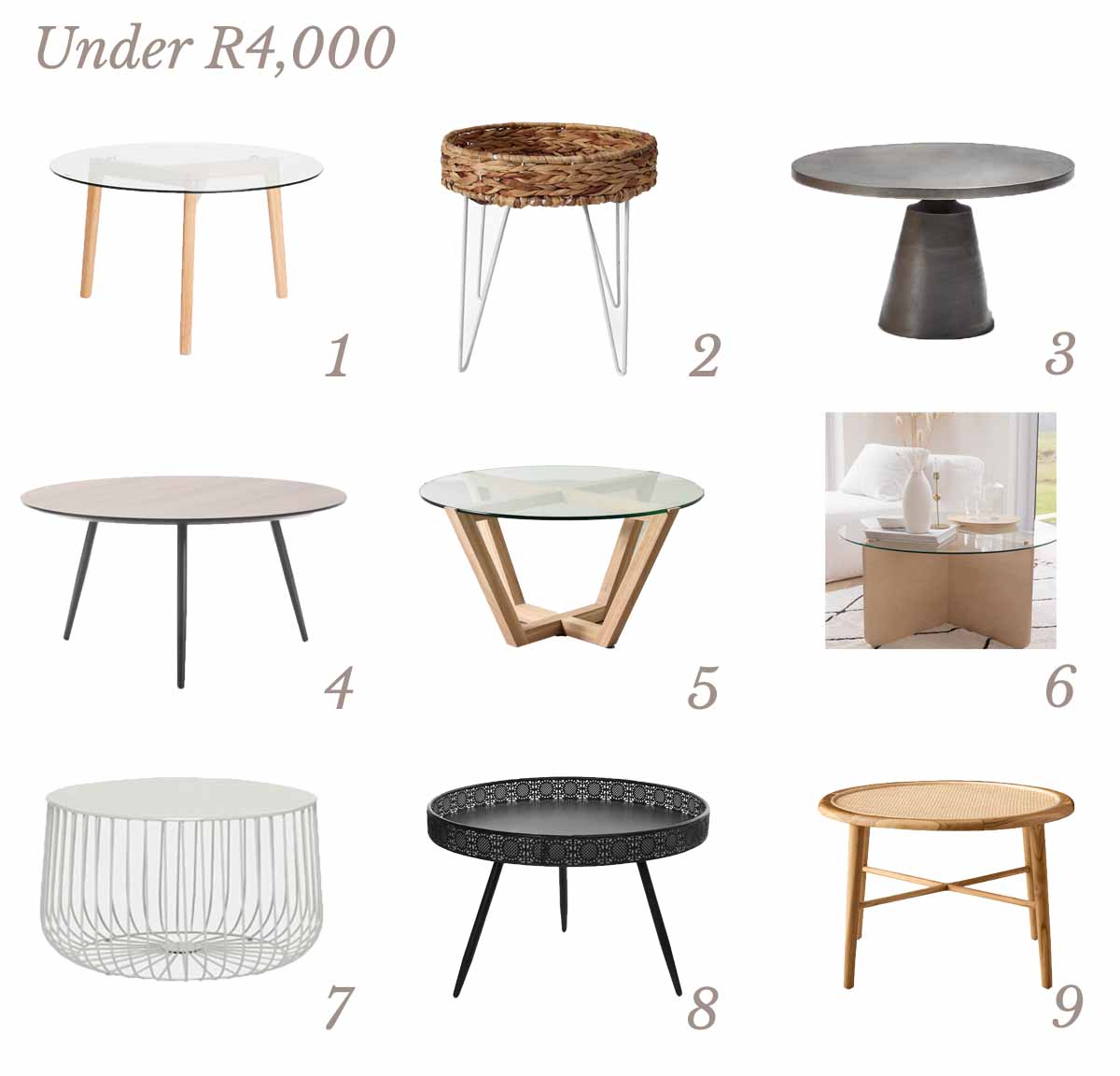 Coffee and Side Tables for Smaller Spaces