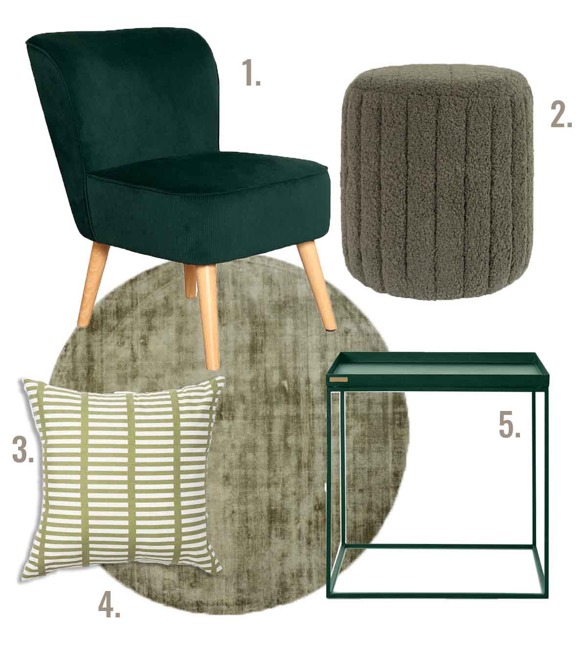 Top Finds Green Living Room Decor