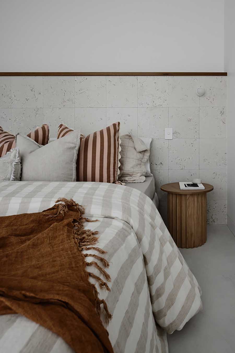 Home Tour Wood and White Material Mix