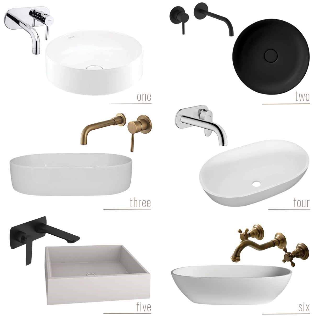 Basin and Mixer round up