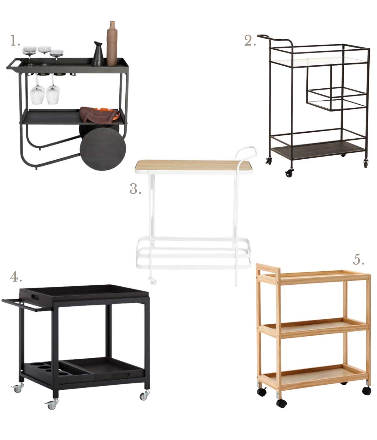 The Home Studio Summer Must Have Outdoor Bar Carts 