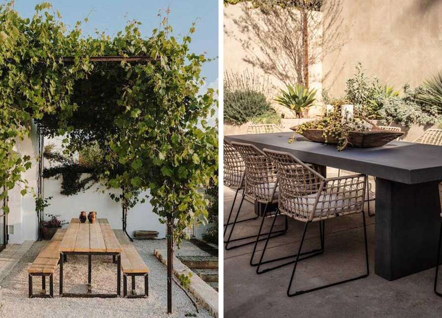 Perfect Pairs Outdoor Dining Tables and Chairs