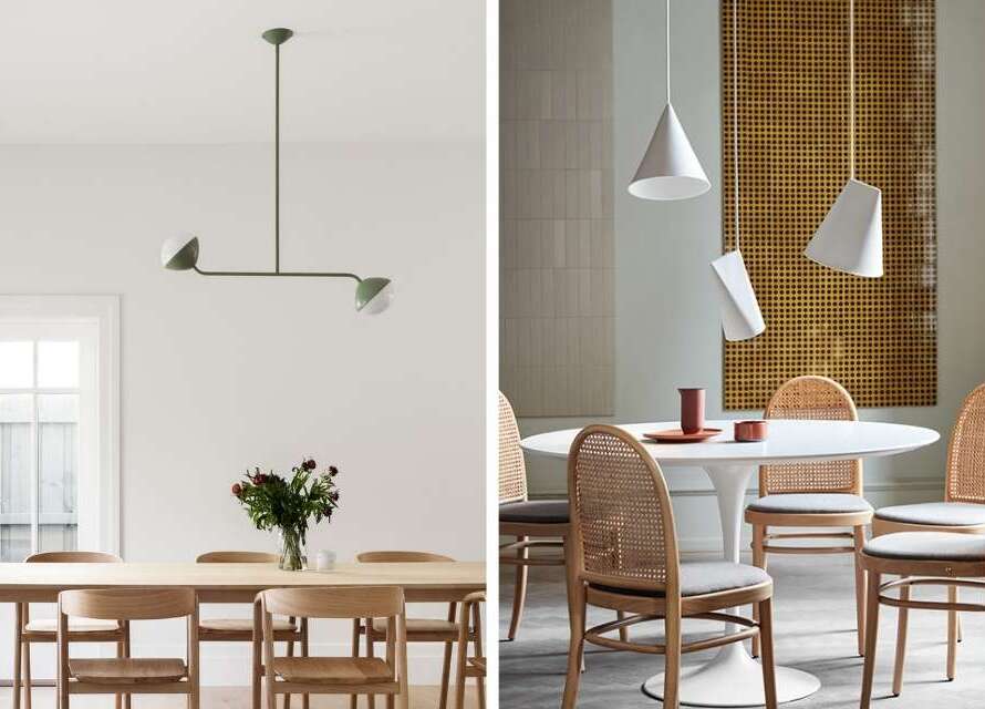 A simple way to change up your dining room + Pendant Light round up